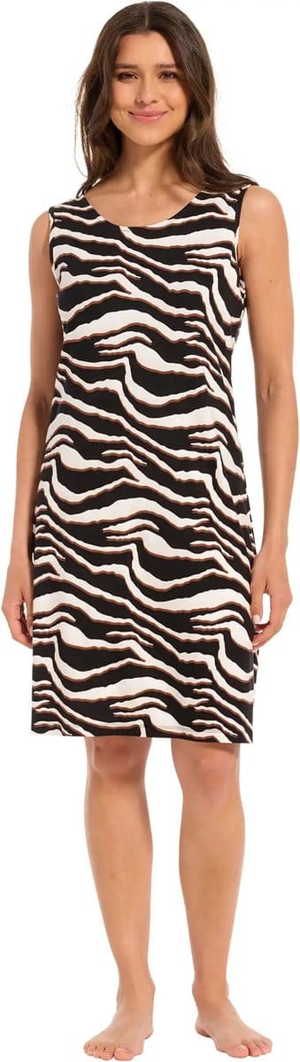 Dames Jurk Pastunette - Zebra - Mouwloos - Viscose - Maat 40