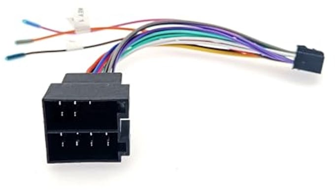 16-pins ISO-adapterkabel voor Android autoradio - Standaardaansluiting en stereo kabelboomadapter