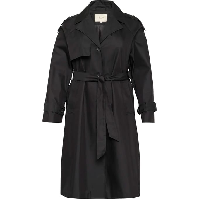 Dames trenchcoat KAFFE Curve Saliva