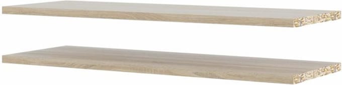 Base wandkast 2 losse legplanken 75,5x26,5, eiken decor.