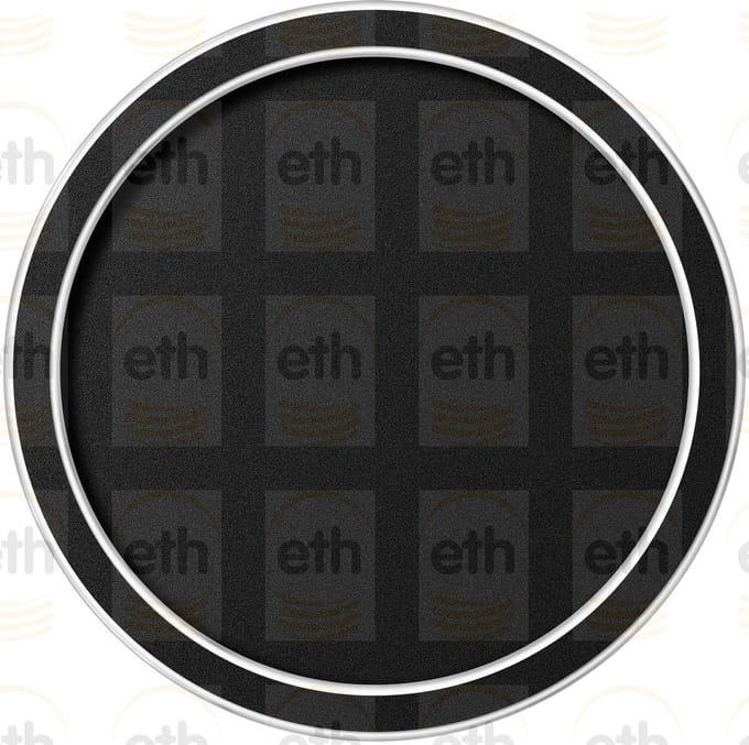 ETH Lois led plaf rond 3 step dimming 2700k 15w ip44 zwart 30cm + mem. 1134L