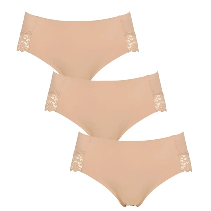 Naadloze kanten slip voor dames Missya (x3)