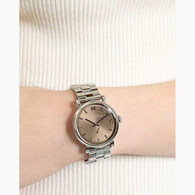 Marc Jacobs MBM3329 Dameshorloge 37mm zilver