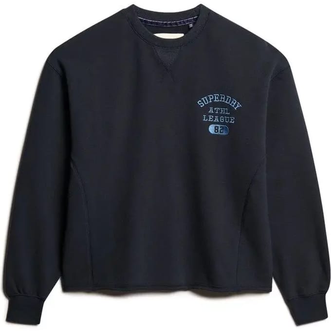 Korte en ruime sweatshirt voor vrouwen Superdry Athletic Essentials