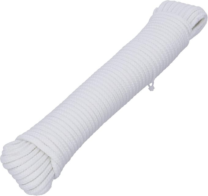 Reflecterend Multifunctioneel Touw 5mm - Wit, Weerbestendig en Drijvend