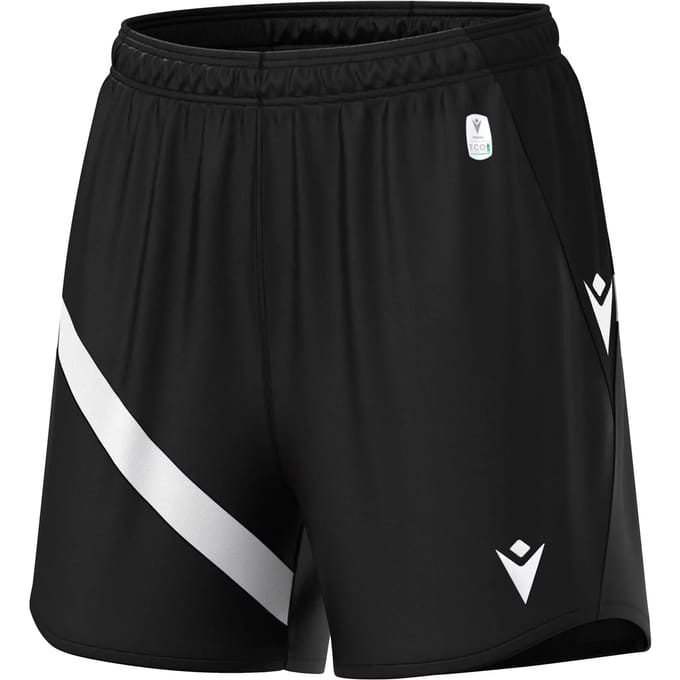 Macron Banshee Short Dames - Zwart / Wit | Maat: M
