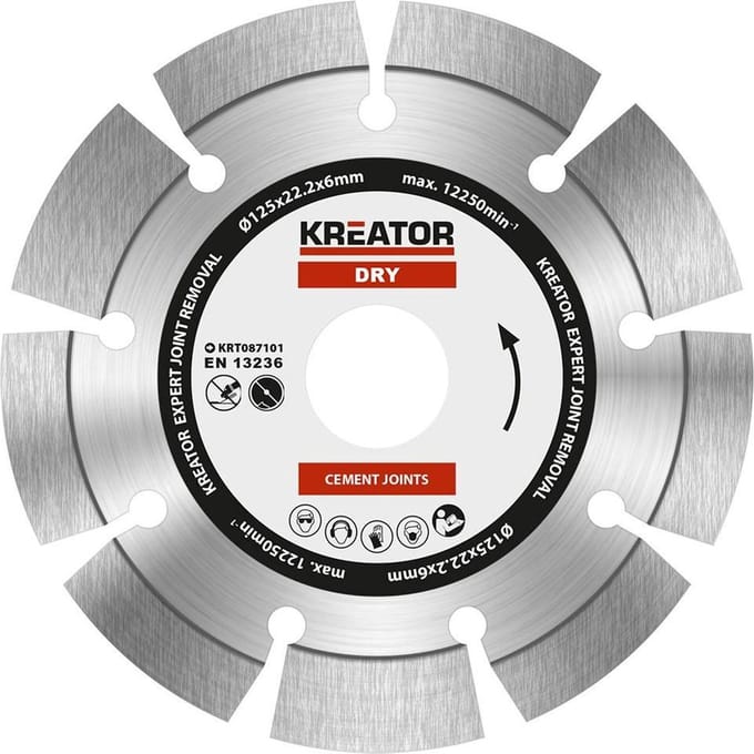 Kreator  KRT087101  Diamantschijven set – Ø230MM – 6mm