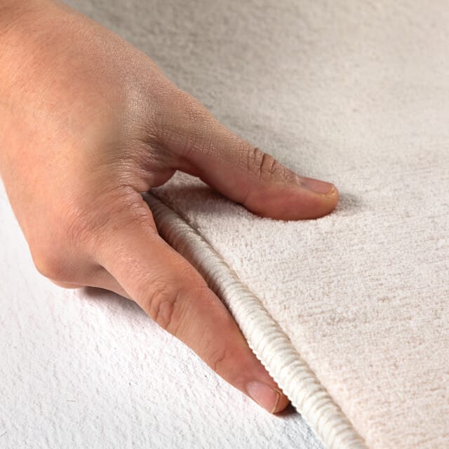 Sky Soft Uni Basic - Vloerkleed - Laagpolig - Effen Kleur - Creme - Woonkamer Tapijt- 160x230 CM