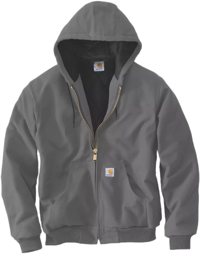 Carhartt Firm Duck Insulated Flannel-Lined Active Textiel jas -
