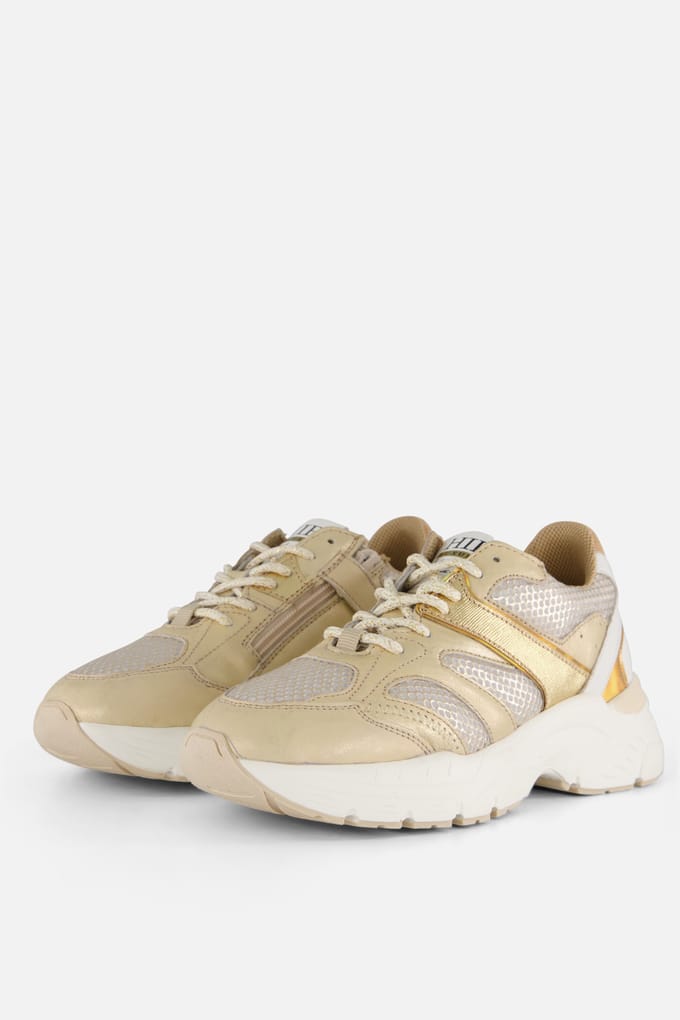 HIP Runner Sneakers goud Leer - Dames - Maat 39