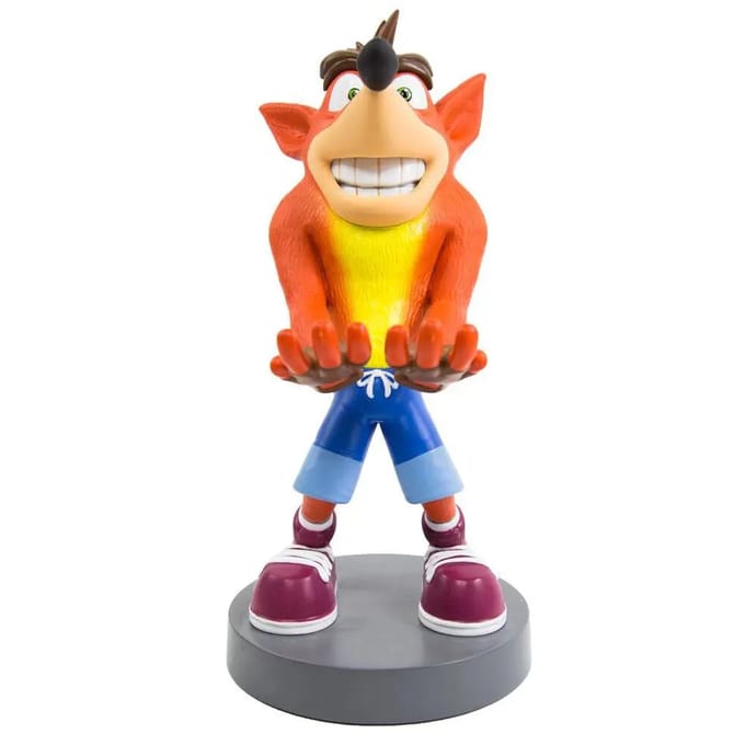 Cable Guy - Crash Bandicoot telefoonhouder - game controller stand met usb oplaadkabel 8 inch
