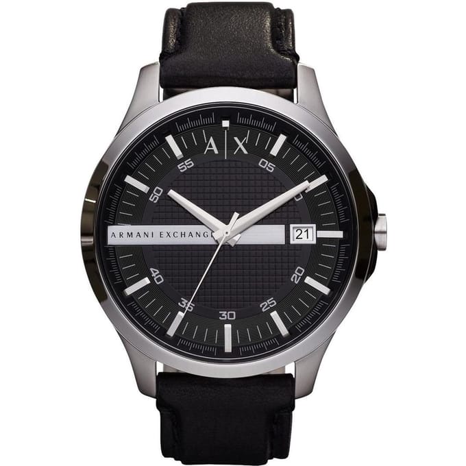 Armani Exchange Hampton AX2101 Herenhorloge 46 mm - Zilverkleurig