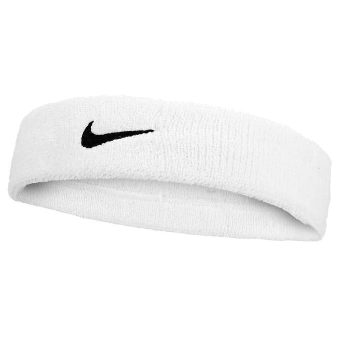 Nike Classic Swoosh Hoofdband One Size zwart/wit
