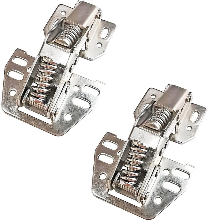 Dailygoody - Set van 2 Stevige Scharnieren tot 25 kg - Meubel Hinge met Schroeven