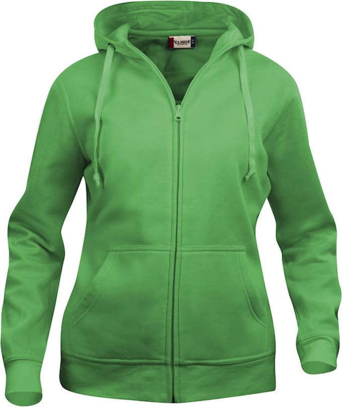 Clique Basic Hoody Full Zip Women 021035 - Appel-groen - XXL