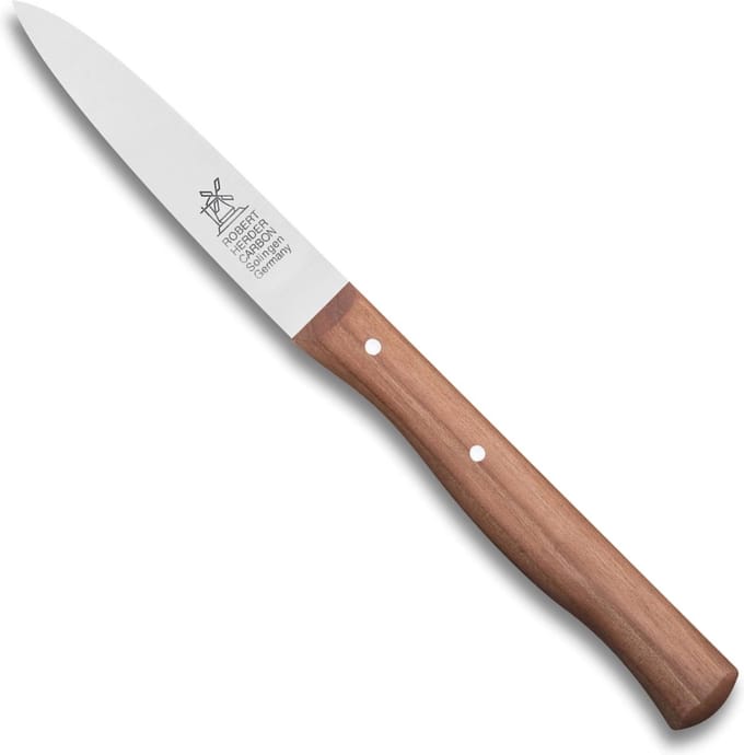Robert Herder Molenmes – Officemes – RVS – Middenspits – Lemmet 85 mm – Heft Kersenhout