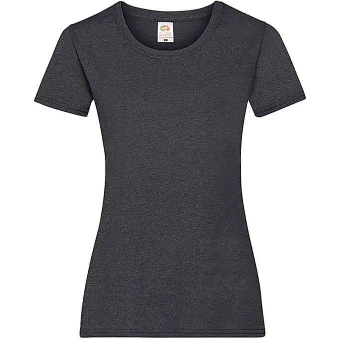 Dames-T-shirt Fruit of the Loom Valueweight