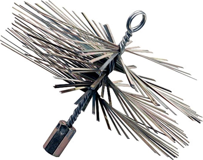 DarioTools - CMB208180 Schoorsteenveegborstel Ø18cm - Metaal - Rond