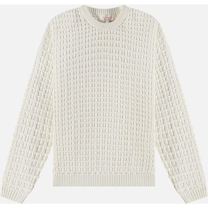 In Gold We Trust Unisex The Knot Two Off-white Taglia: S | Maglioni a maglia Outlet | Unisex | Bianco