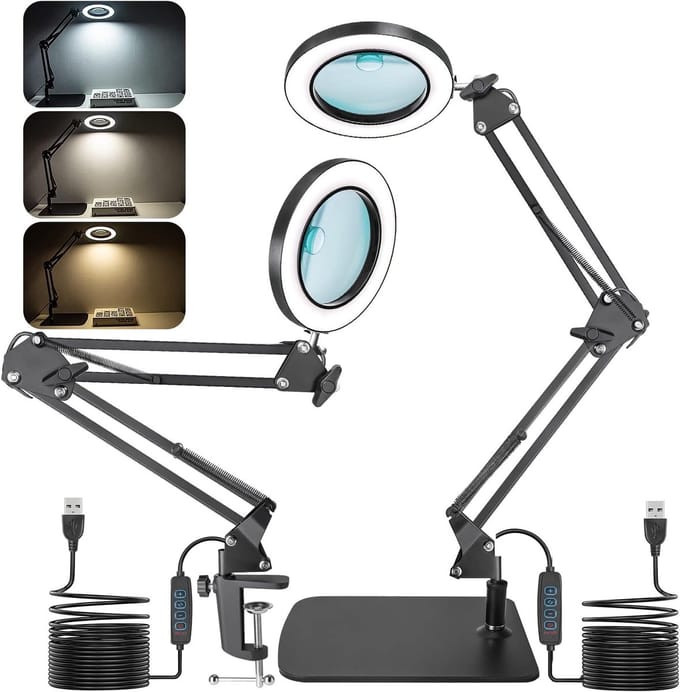 Loeplamp Met Standaard - Lamp Met Led Verlichting
