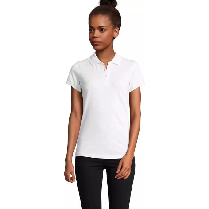 SOL'S Women´s Polo Shirt Prime L528 - Ash (Heather) - L