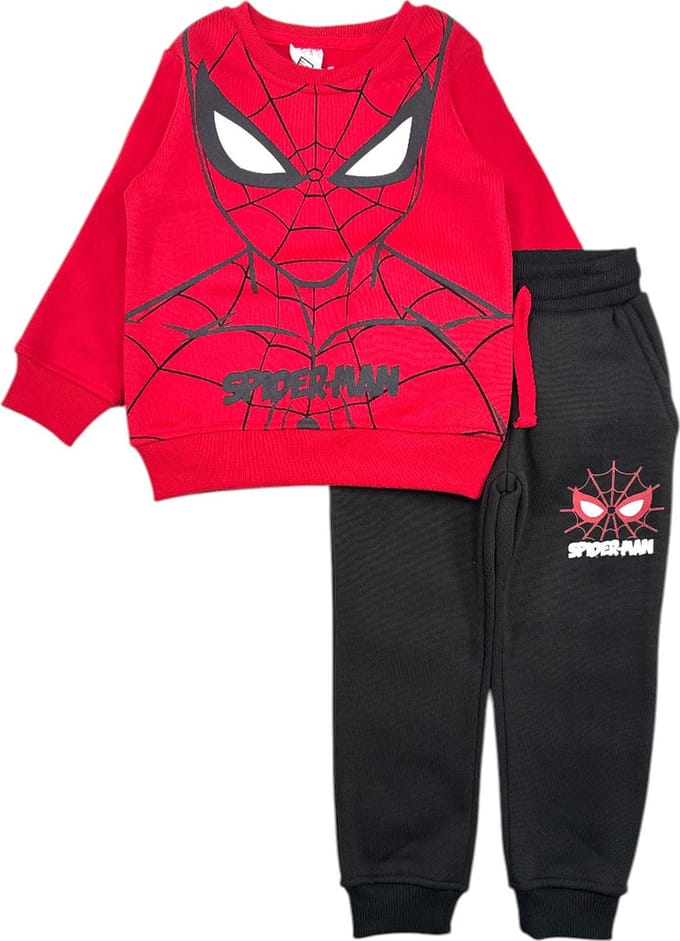 Marvel Spiderman set joggingpak / vrijetijdspak - Sweater + Broek - Maat 92