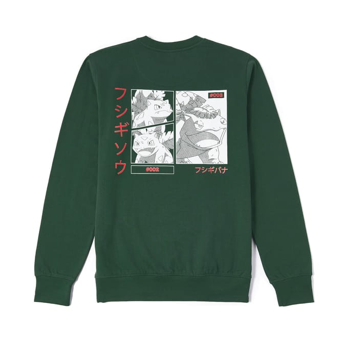 Pokémon Bulbasaur Evolution Evolution Sweatshirt - Forest Groen - S