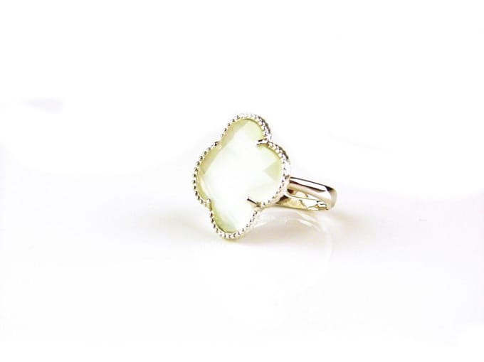 model Fiori ring in zilver parelmoer