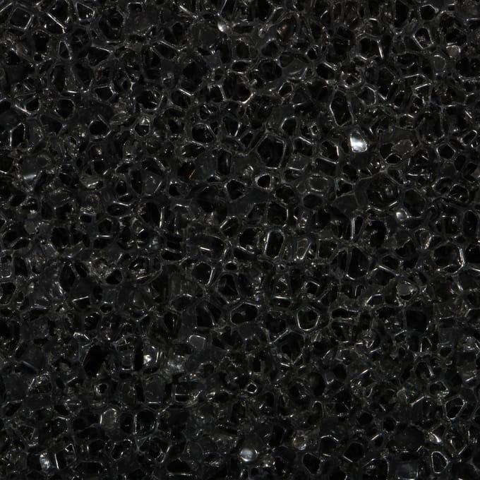 Filterschuim 50x50x10 cm - Filtermaterialen - grof zwart