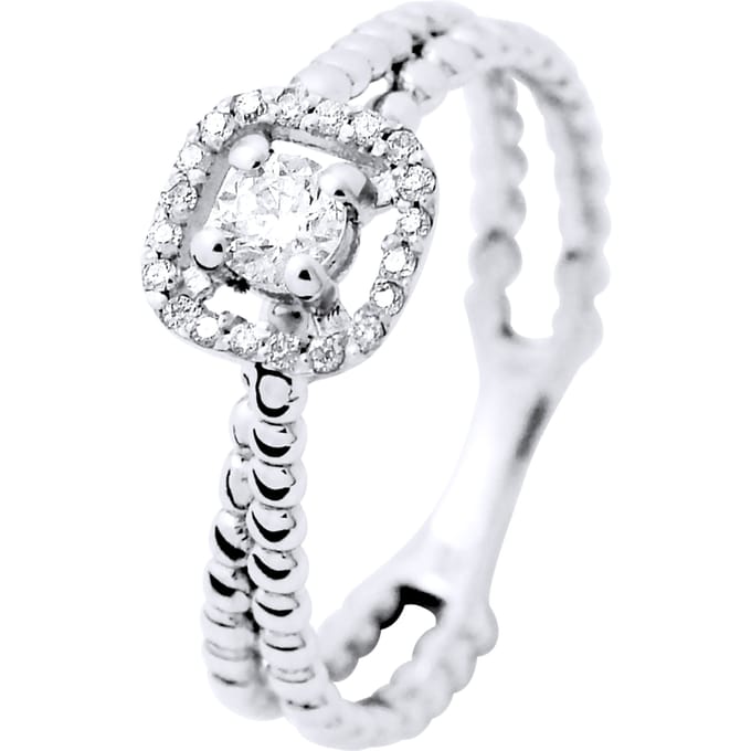 Solitaire Diamonds 0,33 Cts luxe sieraden White Gold