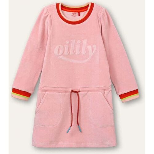 Oilily Daylight sweat jurk- maat98/3T Prism Roze