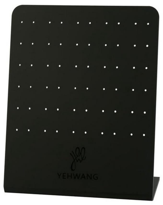 Oorbellen Display 30 Studs Zwart 16.9cm x 13.5cm