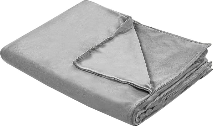RHEA - Verzwaringsdeken hoes - Grijs - 135 x 200 cm - Polyester