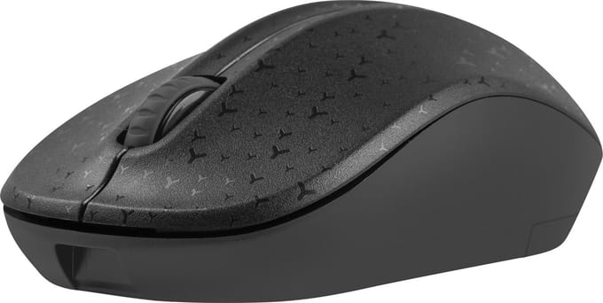 Natec Toucan - mouse - 2.4 GHz - black - Muis - Optisch - 3 knoppen - Zwart