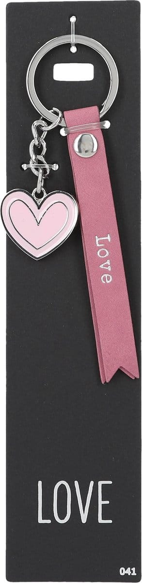 Depesche - Sleutelhanger "Do not forget me!" - motief 041 met de tekst "Love"