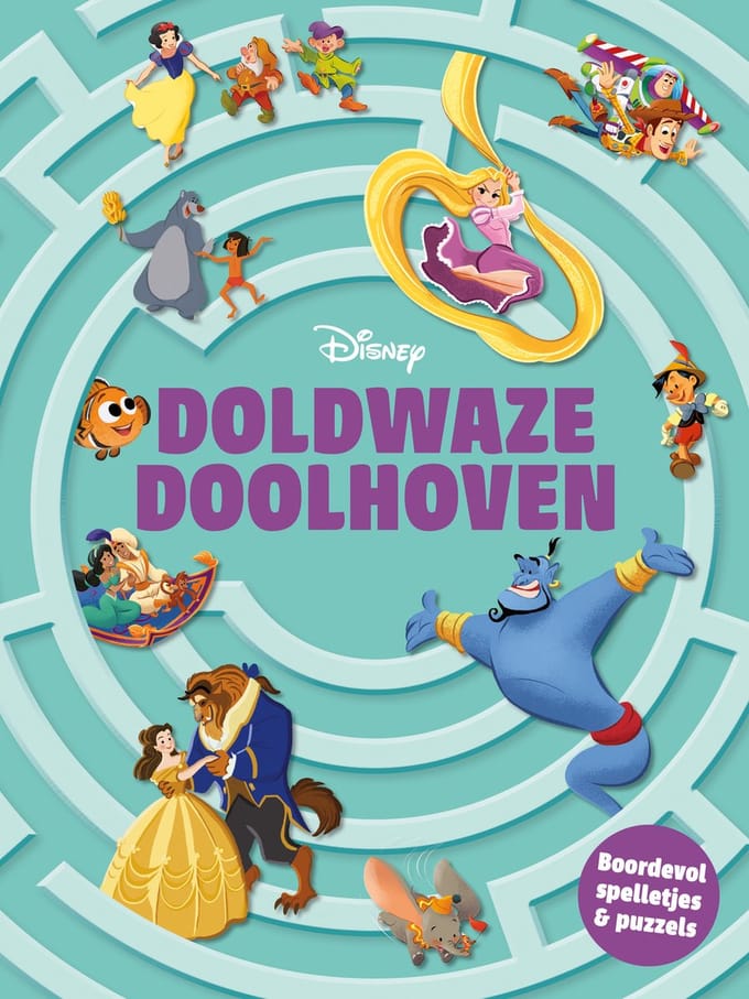 Doldwaze doolhoven 1 - Boordevol spelletjes & puzzels