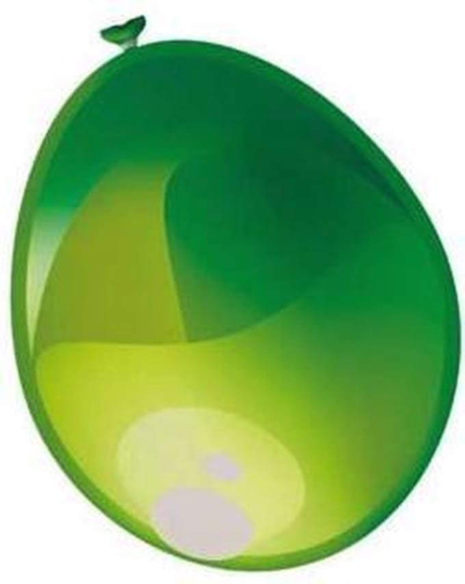 Ballonnen parelgroen metallic 50 stuks 30 cm