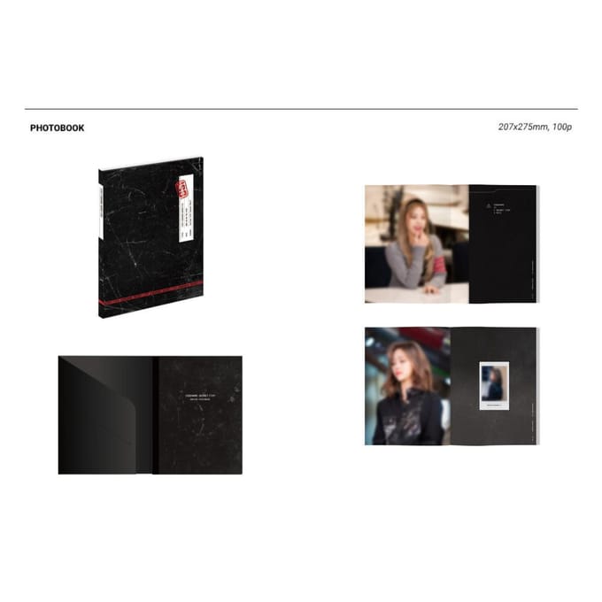ITZY Codenaam Geheim ITZY Achter [DVD + Fotoboek] Pakket + Gratis Cadeau 1EA gray