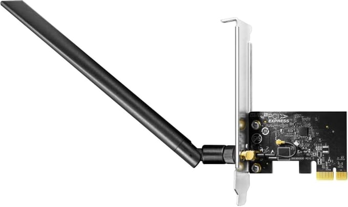 Draadloze WiFi Adapter - Netwerkkaart PC - Snelle Internetverbinding - Dual-Band Technologie - PCIe
