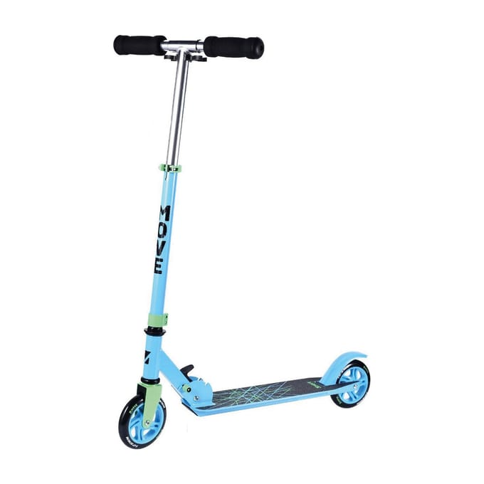 Step - Move Scooter 125 Stripes - Blauw - 125mm - Vouwbaar - Stuur In Hoogte Verstelbaar - Vanaf 3 jaar