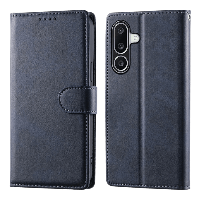 Mocaa Samsung Galaxy A27 Slim-Fit Boek Hoesje Blauw