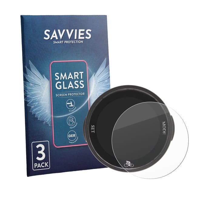 3 Stuks Savvies Screenprotector - geschikt voor Ejoyous Bike Computer - beschermfolie glas transparant