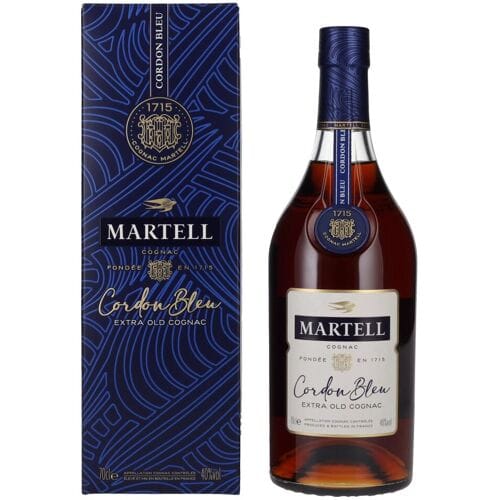 Martell Cognac Cordon Bleu Extra Old Cognac 40% Vol. 0,7l in geschenkverpakking