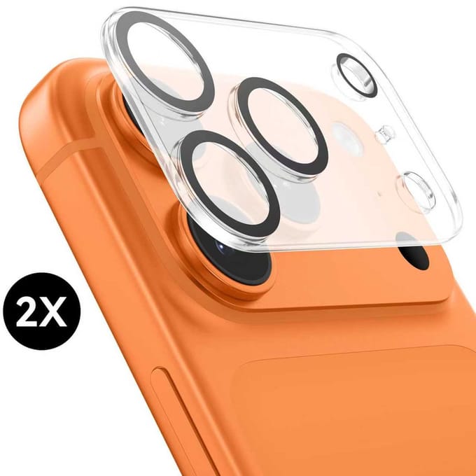 2x Screenprotector geschikt voor iPhone 17 Pro Max Camera Lens Screen Protector - Screen protector - 2 stuks - Camera Protector geschikt voor iPhone 17 Pro Max - Gehard Glas