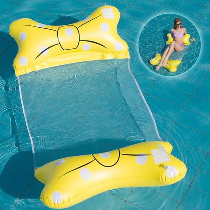 Dailygoody - Luchtbed zwembad - Opblaasbare water hangmat - 4-in-1