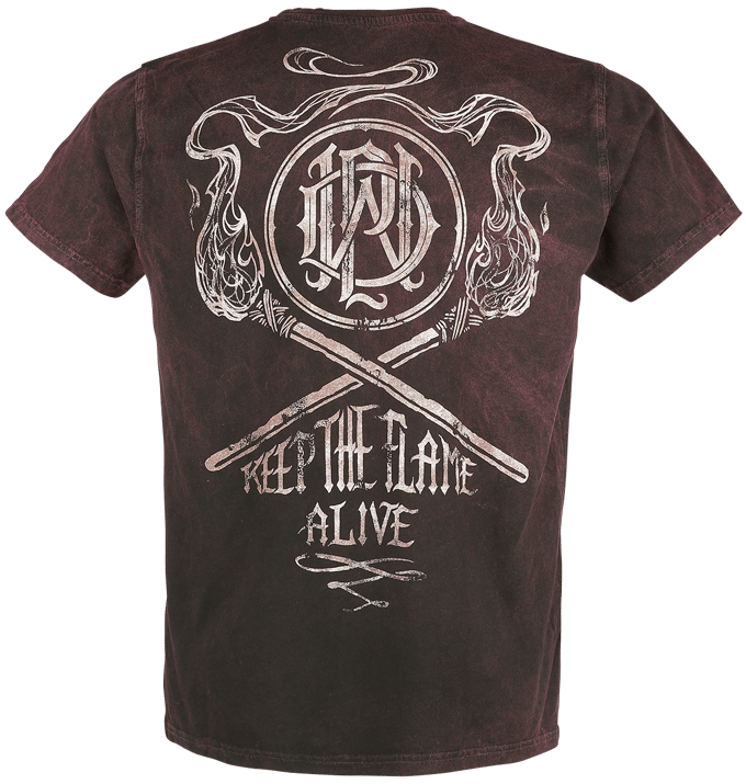 Parkway Drive T-shirt - Flame Alive - S tot L - voor Mannen - roest
