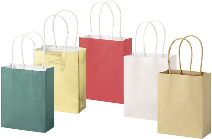 folia Papieren draagtas CLASSIC, maat M, diverse kleuren