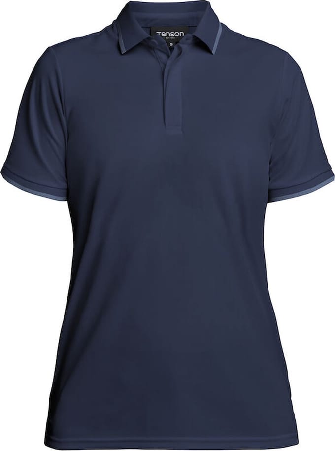 Tenson TXlite Q-Dry Polo 465018078 - Donkerblauw - M