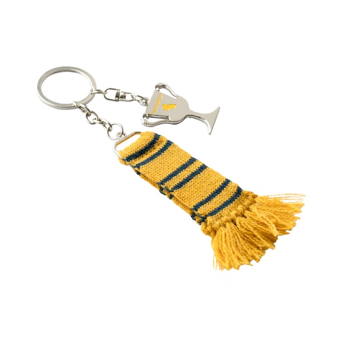 Harry Potter Hufflepuff sjaal Unisex Sleutelhanger - meerkleurig - Standard