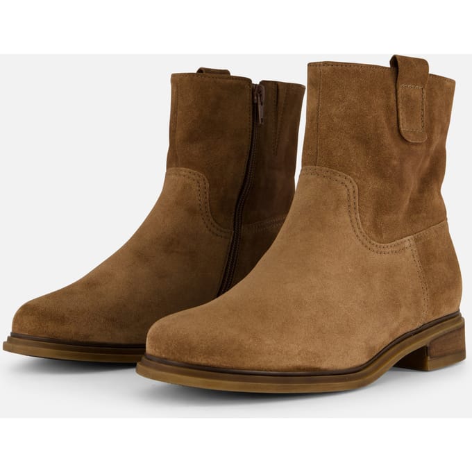 Gabor Gabor Enkellaarsjes bruin Suede